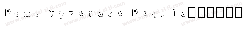 Rowo Typeface Regula字体转换